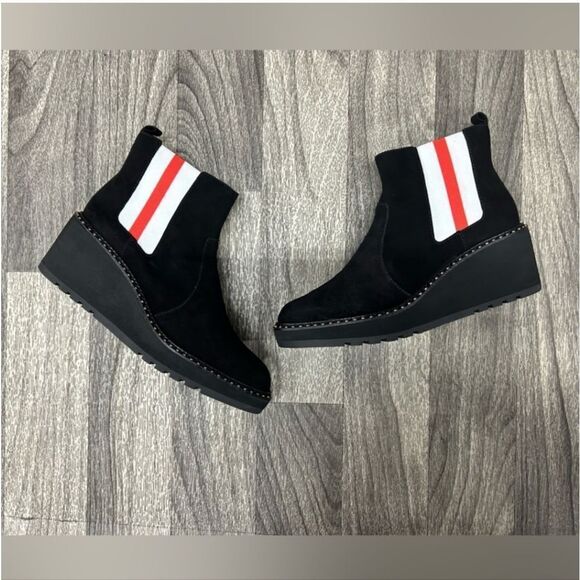 CECELIA NEW YORK Gemma Suede Boots in Black Suede size 8.5 NWT - Picture 3 of 5